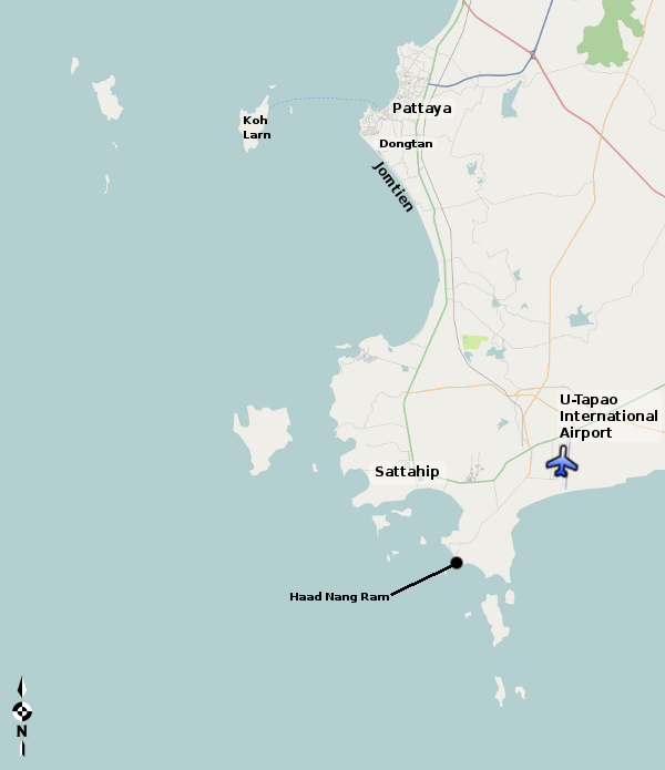 Pattaya Area Map