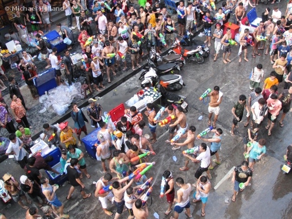 Songkran mayhem in Bangkok