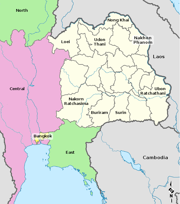 Isaan Map