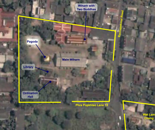 Plan of Wat Chiang Man